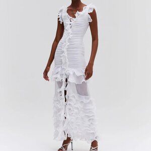 PatBo STRETCH TULLE MAXI DRESS (RUNWAY)